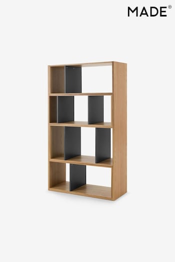 MADE.COM Oak and Grey Kya Shelving Unit (112557) | £599