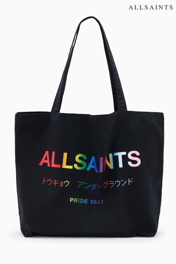 AllSaints Underground Pride Black Tote (112772) | £29