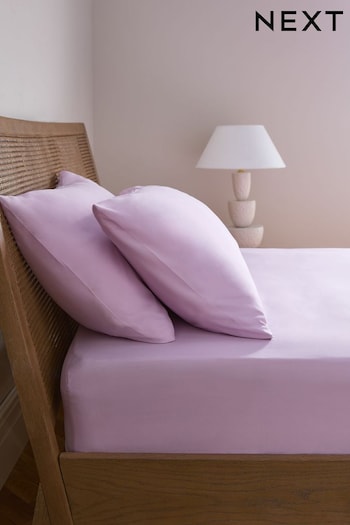 Lilac Purple Deep Fitted Simply Soft Microfibre Sheet (113192) | £8 - £14