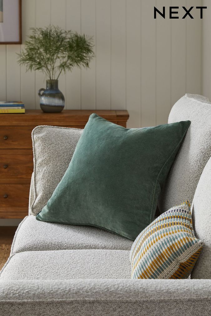 Green Cushions Sage Emerald Green Cushions Next UK