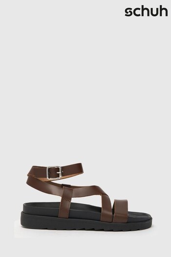 Schuh Taylor Cross Strap Footbed Sandals (114122) | £45