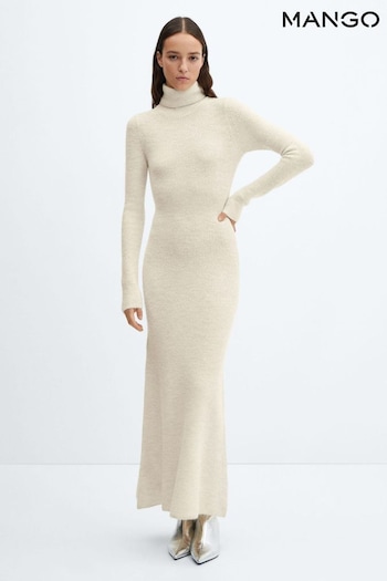 Mango Knitted Turtleneck Dress (114148) | £60