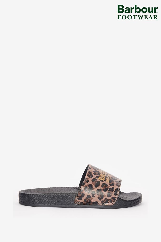 Leopard print sliders 2025
