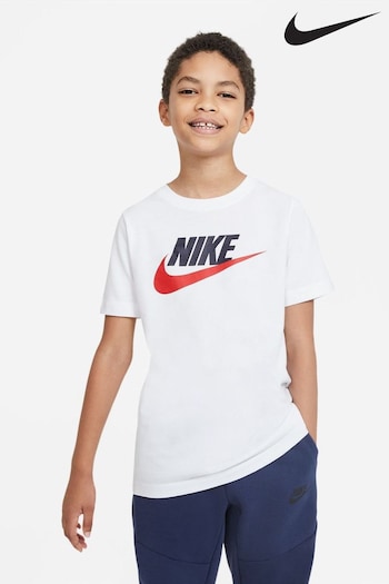 Nike White Futura Icon T-Shirt (114982) | £18