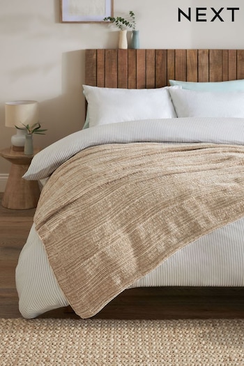 Natural Nellie Chunky Chenille Throw (115248) | £42