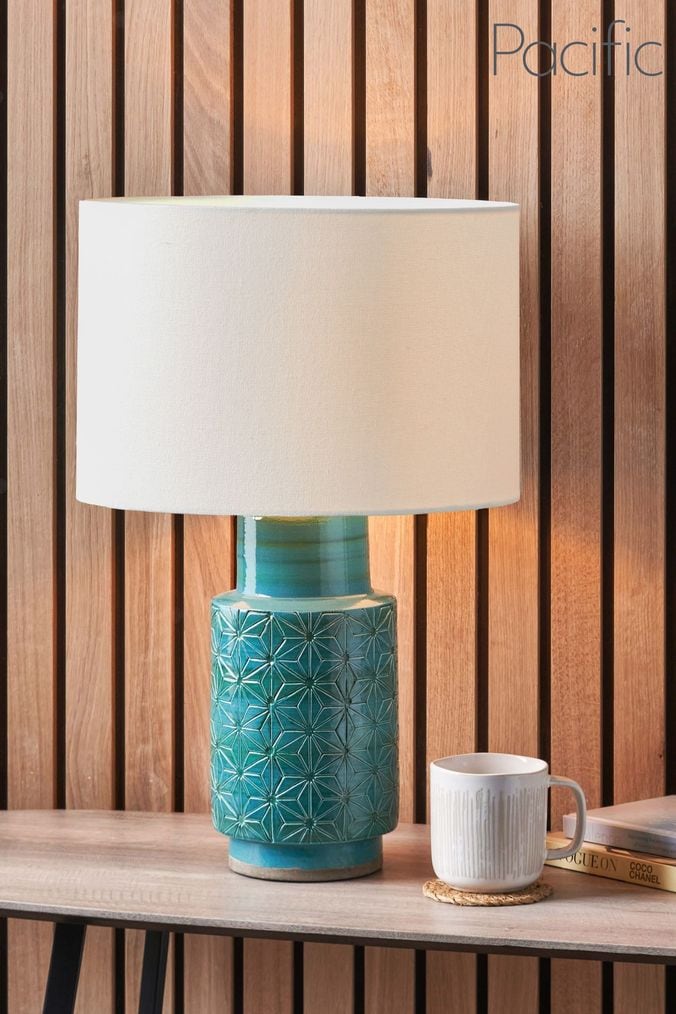 Buy Desk Table Lamps Teal Homeware Livingroom Online Next UK