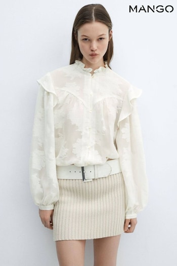 Mango Floral Embroidery Blouse (115634) | £50