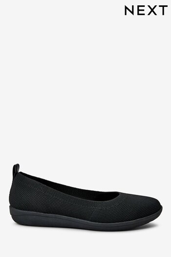 Black Flyknit Forever Comfort® with Motionflex EVA Ballerina Shoes (115802) | £40