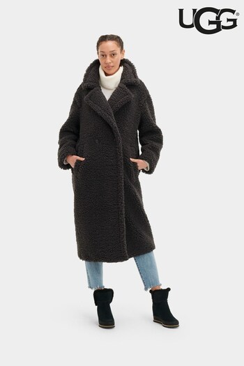 UGG Platform Gertrude Teddy Long Coat (116953) | £230