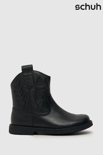 Schuh Cowgirl Western Black Boots (117210) | £38