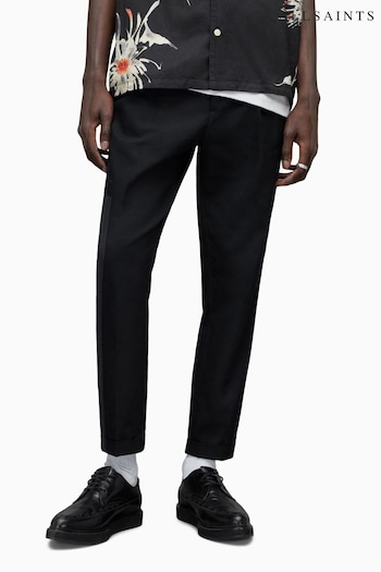 AllSaints Black Tallis lucas Trousers (117865) | £139