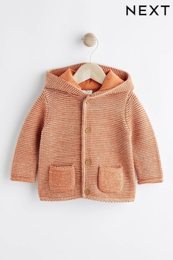 Rust Brown Baby Knitted Cardigan (0mths-3yrs) (118274) | £12 - £14