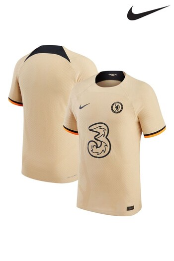 Nike Gold Chelsea Third Vapor Match Shirt 2022-23 (118649) | £115