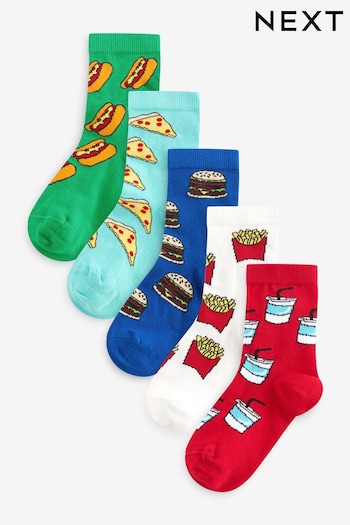 Bright Food Graphic Cotton Rich Socks 5 Pack (118664) | £8.50 - £10.50