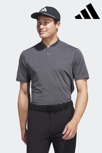 adidas Golf Ultimate 365 Printed Black/Grey Polo Shirt (118914) | £40