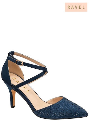 Ravel Blue Ravel Blue Strappy Diamante Court Shoes (119517) | £70