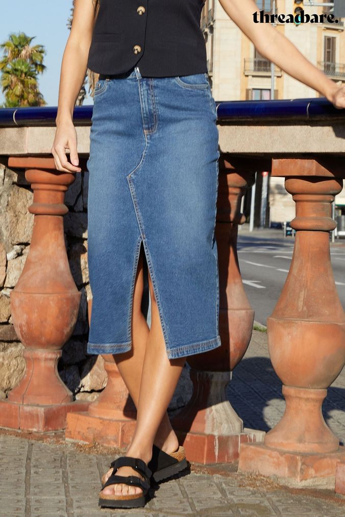 Denim skirt next sales