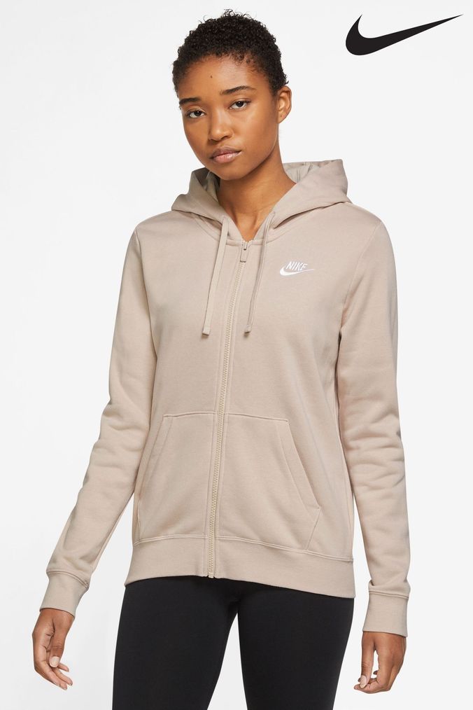 White womens hoodie on sale zip