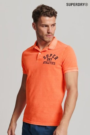 Superdry Orange Superstate Polo Shirt (119700) | £40