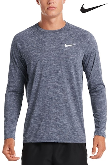 Nike Swim Blue Long Sleeve Hydroguard T-Shirt (119785) | £36