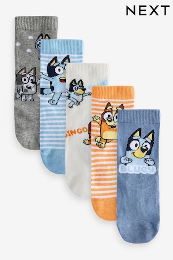 Bluey License Character Cotton Rich Socks 5 Pack (119824) | £12 - £13