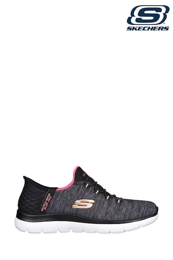 Skechers Black Summits Dazzling Haze Shoes (120651) | £74