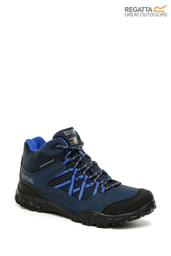 Regatta Blue Junior Edgepoint Mid Walking Boots (120848) | £42