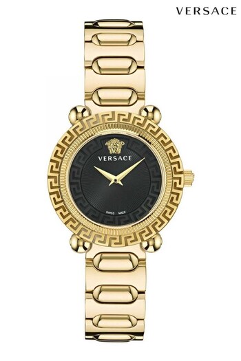 Versace Ladies Gold Tone Greca Twist Watch (121227) | £1,020