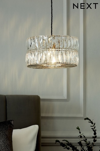 Clear Aria Easy Fit Lamp Shade (121743) | £70