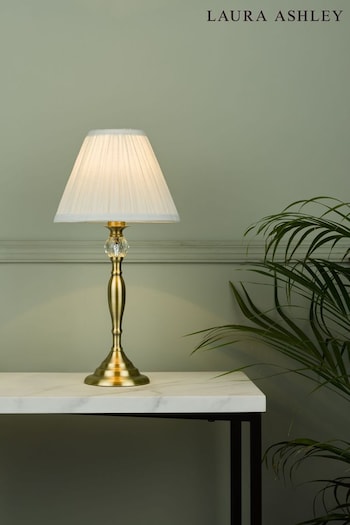 Laura Ashley Brass Ellis Satin Painted Spindle Table Lamp (121776) | £42