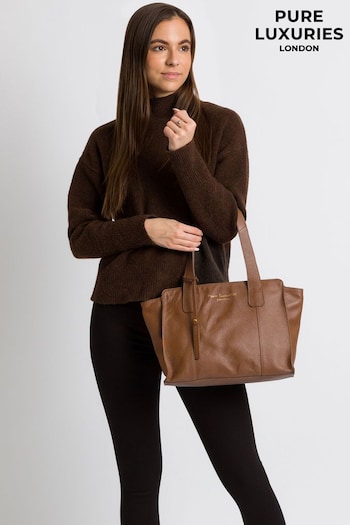 Pure Luxuries London Alexandra Leather Handbag (121795) | £49
