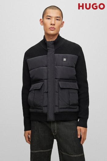 HUGO Black Sibor Padded Contrast Jacket (121867) | £239