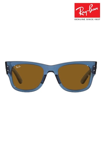 Ray-Ban Blue MEGA WAYFARER Sunglasses (122055) | £164