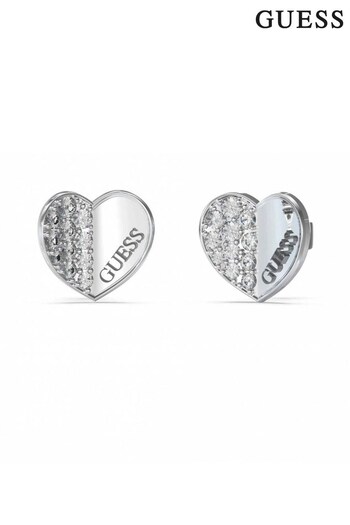 Guess Pochette Jewellery Ladies Lovely Silver Tone Earrings (123229) | £39