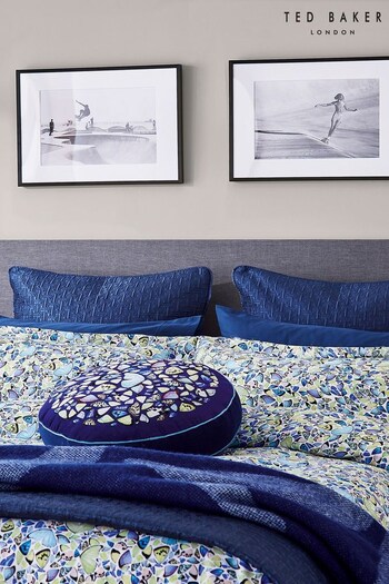 Ted Baker Blue Kaleidoscope Oxford Pillowcase (123529) | £26