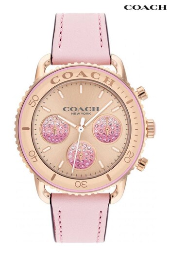 COACH Ladies Pink Cruiser Watch (123644) | £225