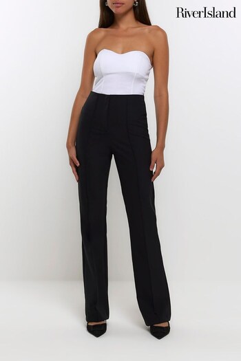 River Island Black Clean Puddle Trousers (123896) | £40