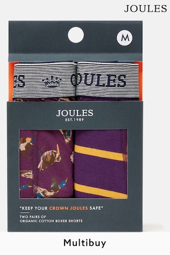 Joules Crown Joules Game For It Underwear 2 Pack (124116) | £19.95
