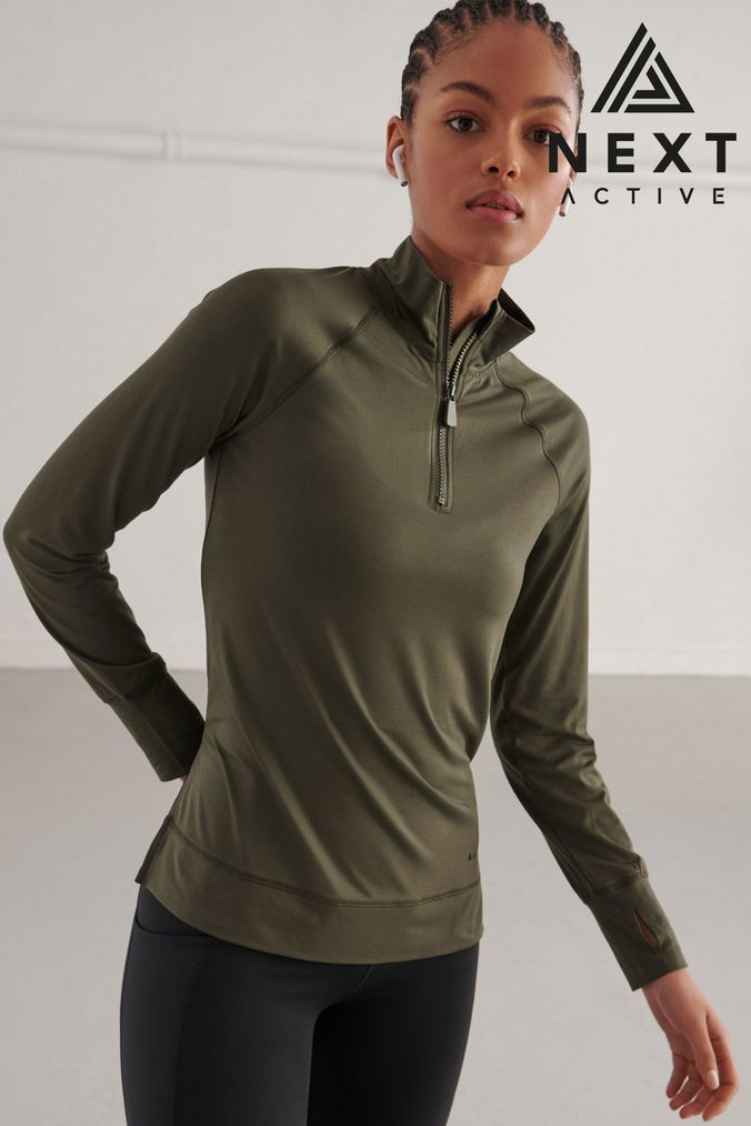 Buy Sweat Tops Zip Neck Sportswear Online Next UK