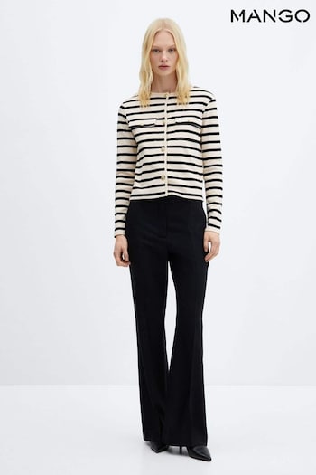 Mango Striped Cardigan With Buttons (124724) | £30