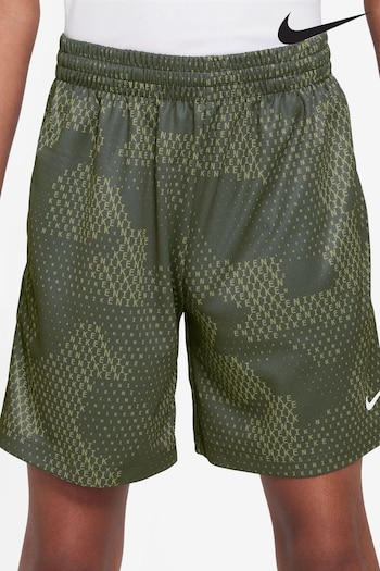 Nike Green Multi DriFIT Shorts (125134) | £23