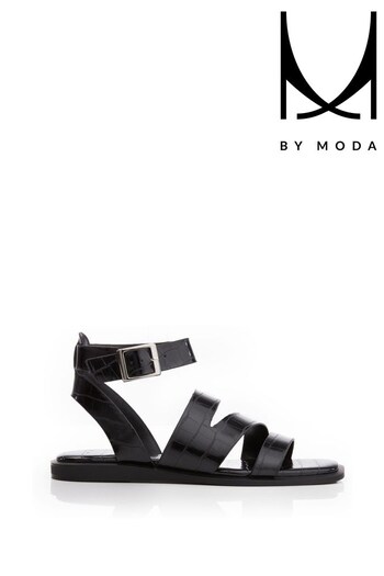 MbyModa Square Toe Multi Strap Sandals (125137) | £49