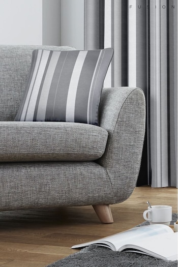 Fusion Grey Whitworth Square Cushion (126378) | £16