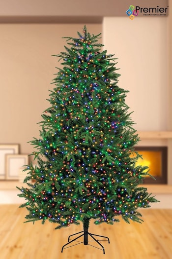 Premier Decorations Ltd Multi TreeBrights 1000 LED Timer Christmas Line Lights 25M (127015) | £30