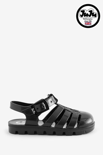 Juju Kids Nino Recycled Jelly Black Sandals (127239) | £20