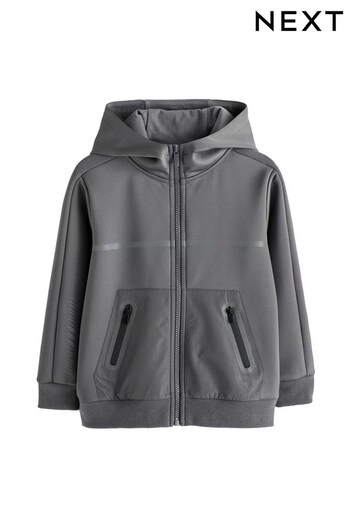 Charcoal Grey Sporty Zip Through Hoodie (5-16yrs) (127348) | £22 - £30