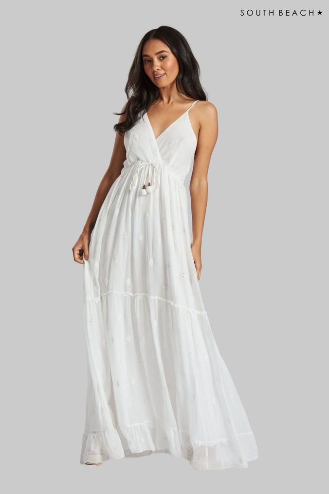 Buy Women s White South Beach Dresses Online Next UK