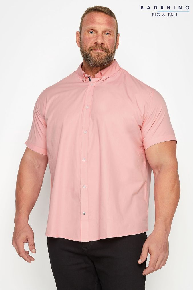 Mens Pink Short Sleeve Shirts Next Official Site