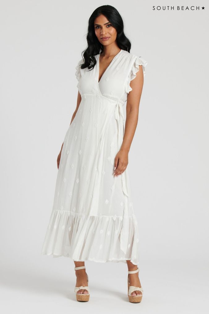 Buy Women s White South Beach Dresses Online Next UK