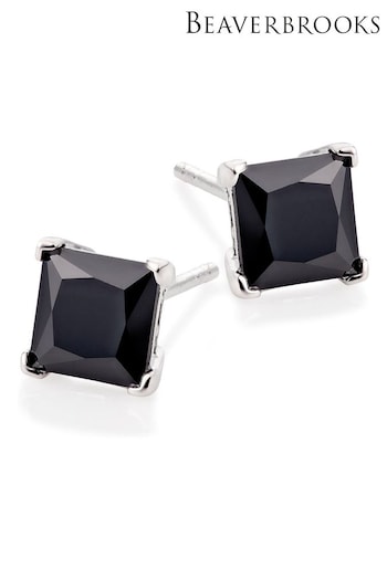 Black Cubic Zirconia Stud Earrings (128044) | £29